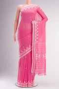 Pink Bengal Cotton Saree