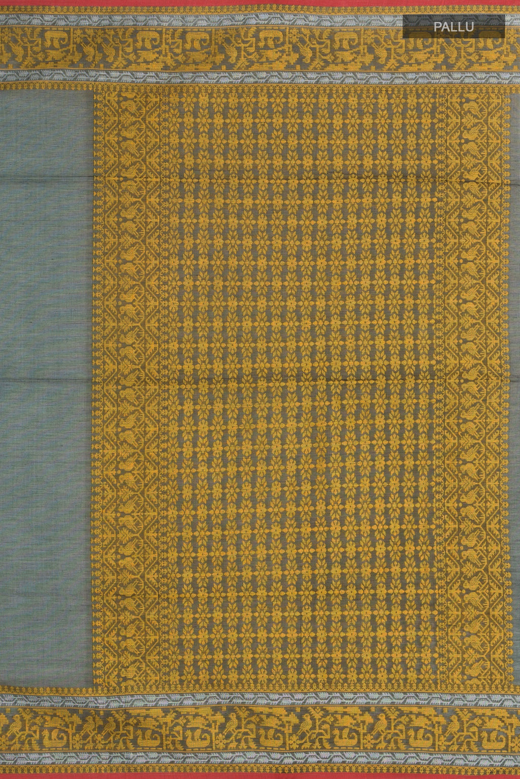 Priyambada-Bottle Green Bengal Cotton Saree