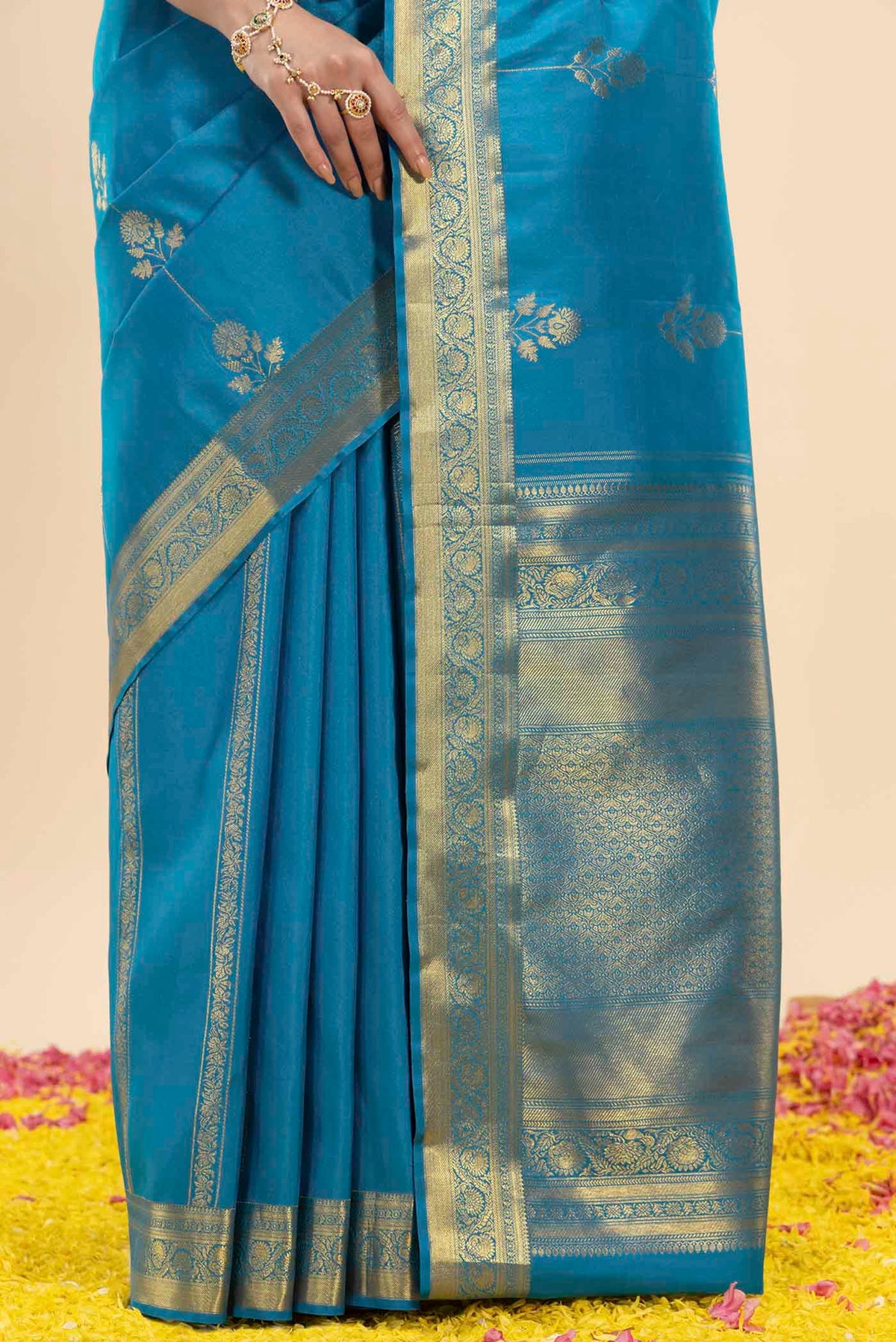 pleats pallu