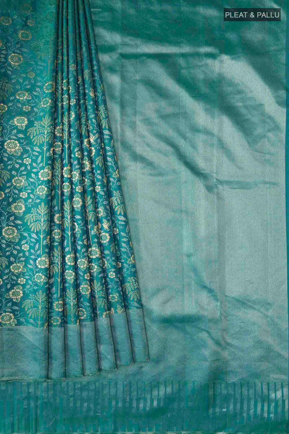 pleats pallu