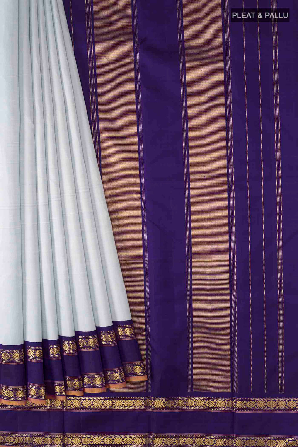 pleats pallu