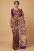 Model wearing a Kanchipuram Silk