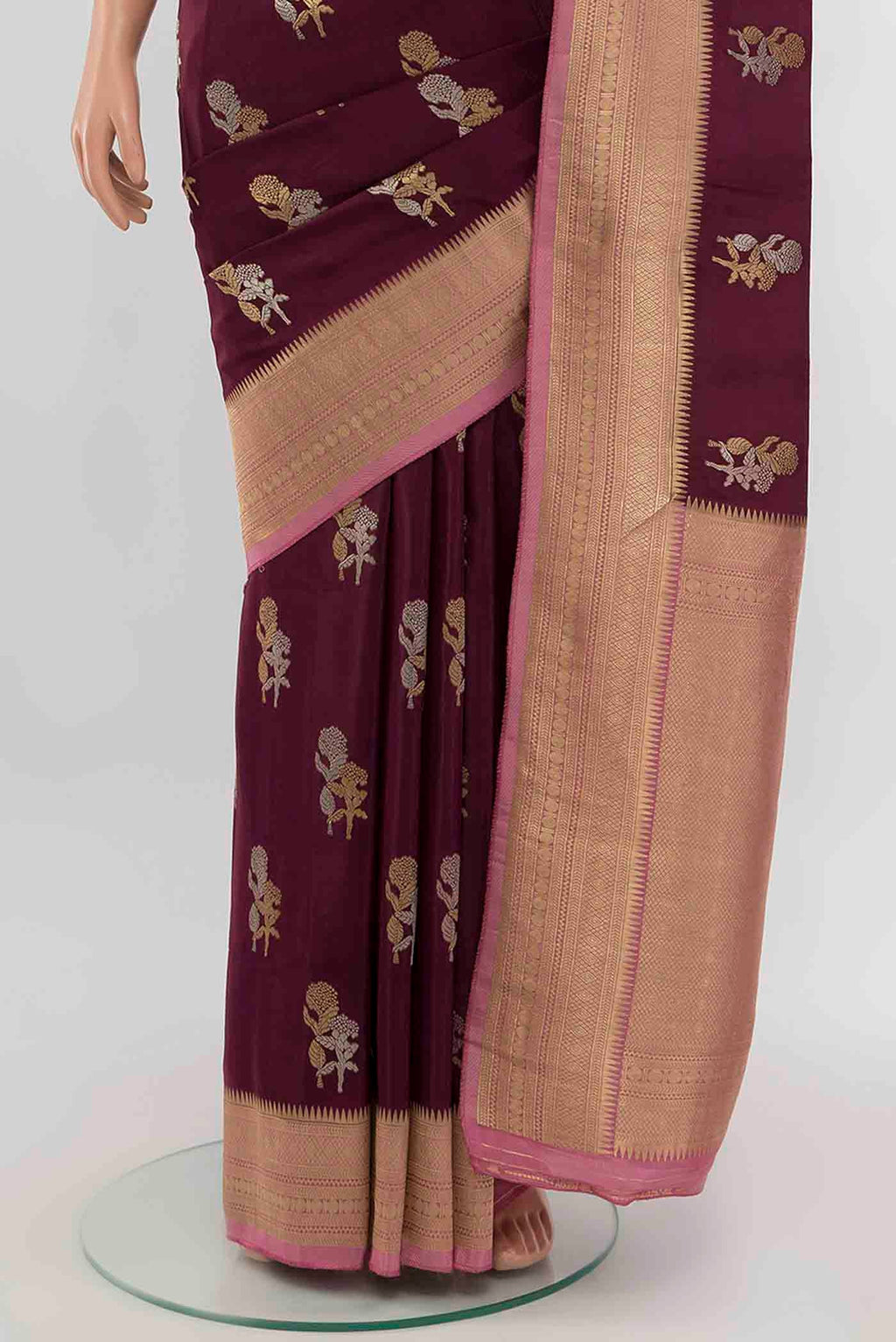 pleats pallu
