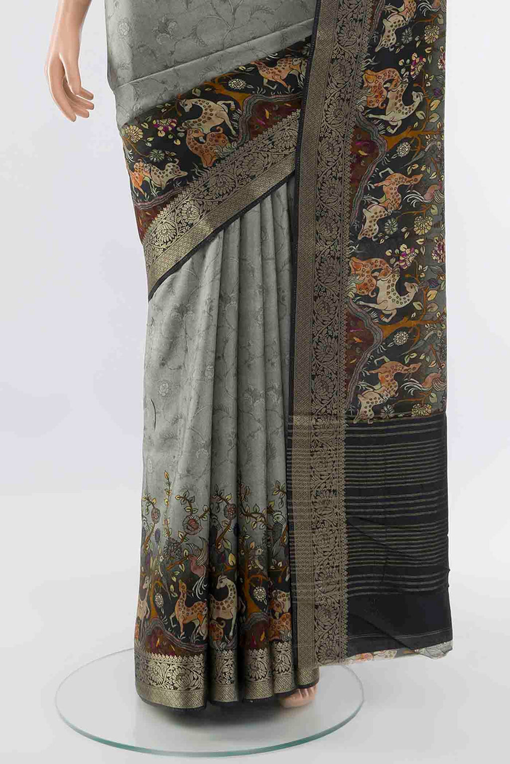 pleats pallu