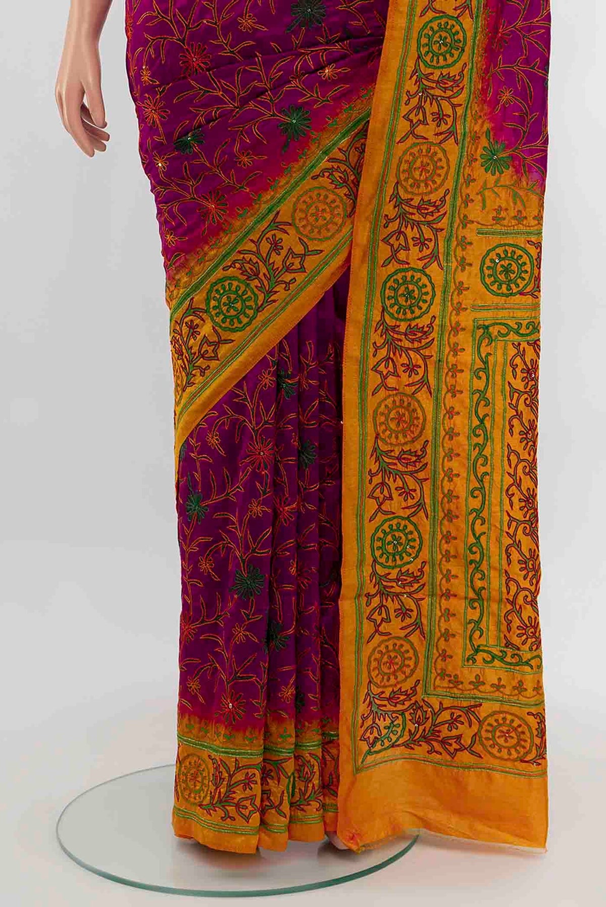 pleats pallu