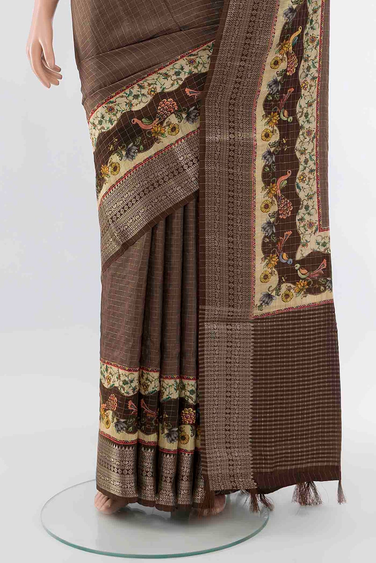 pleats pallu