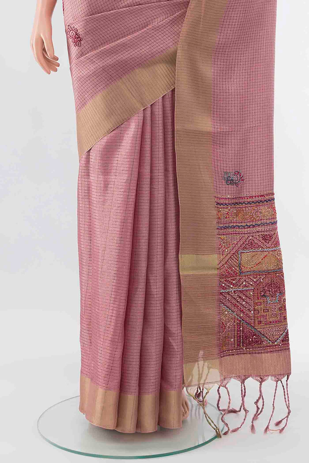 pleats pallu