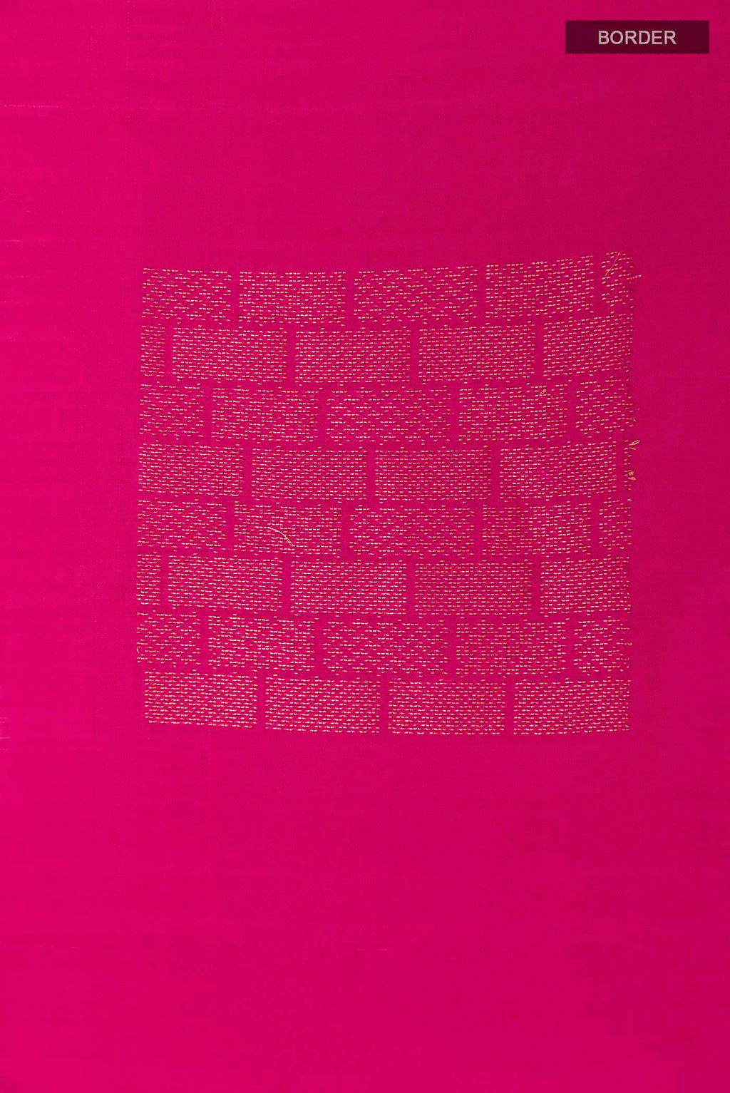 Border image of Pink Soft Silk Saree with Zari Butta on the body and Without Border