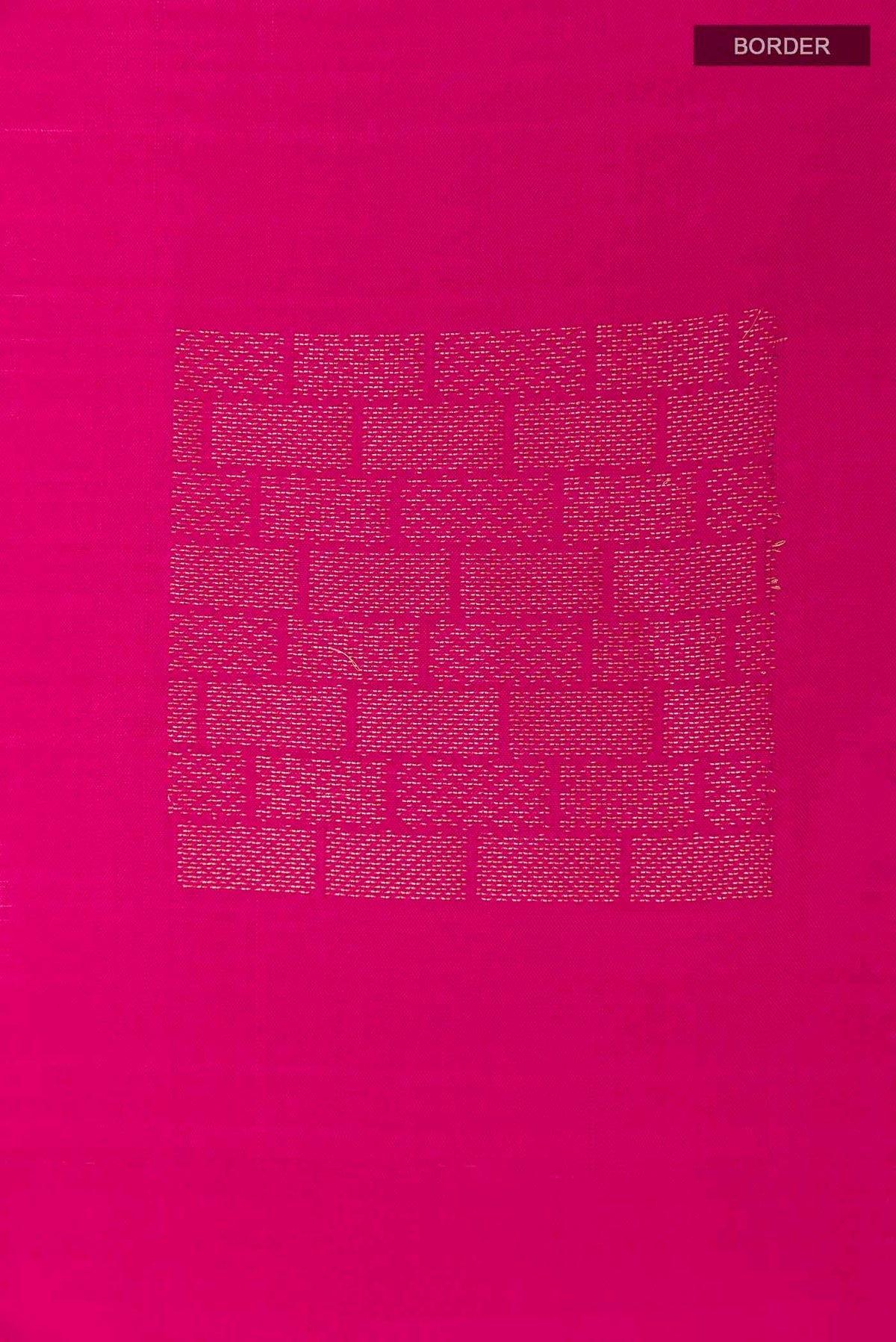Border image of Pink Soft Silk Saree with Zari Butta on the body and Without Border