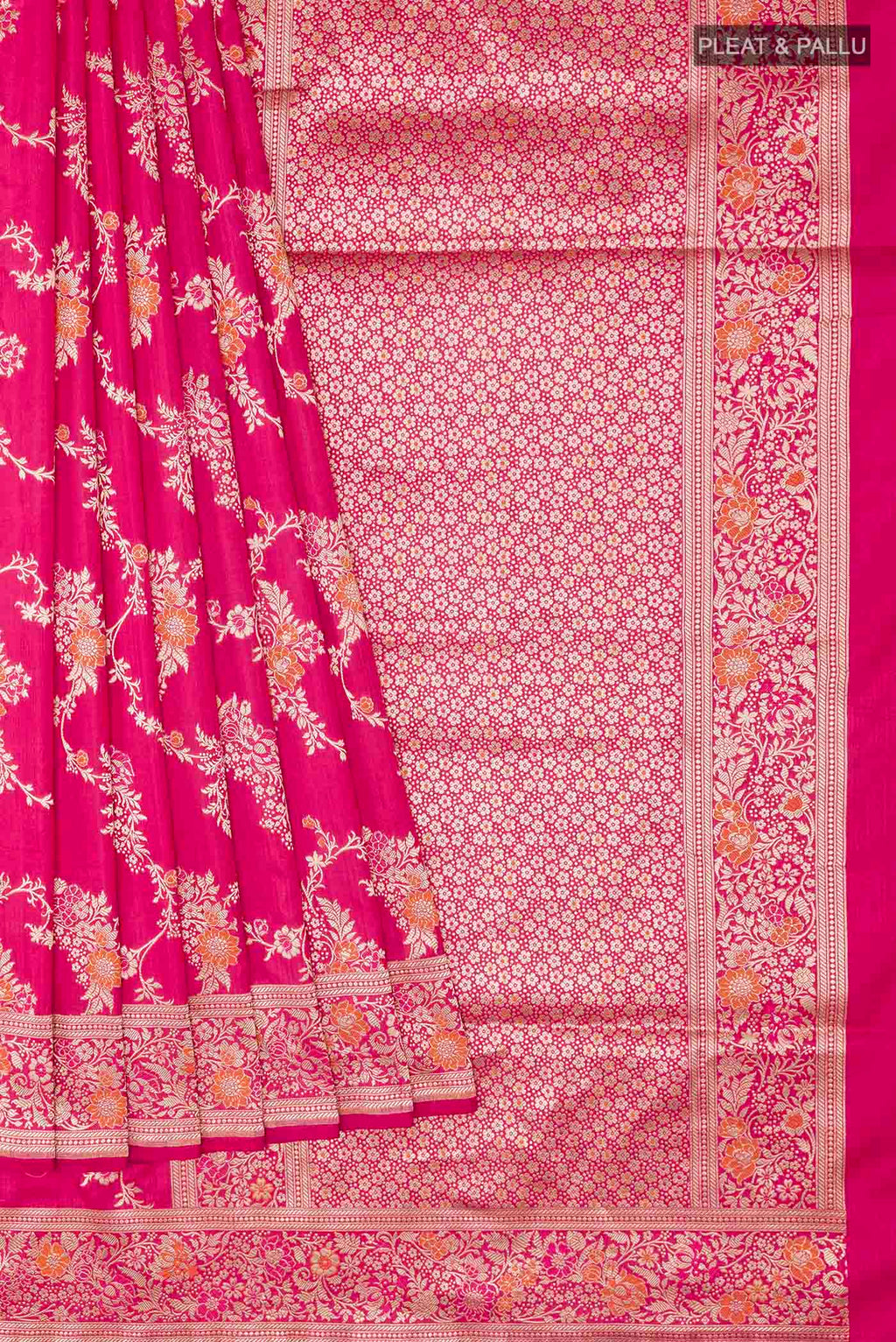 pleats pallu