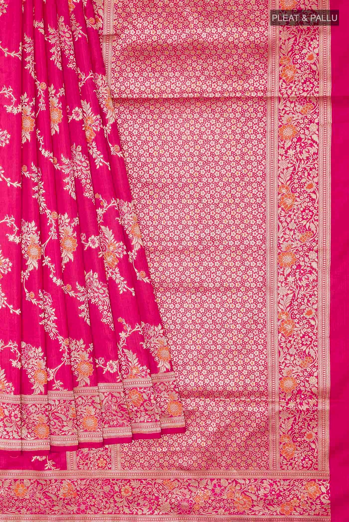 pleats pallu