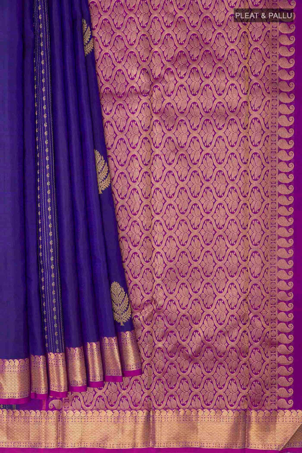 pleats pallu