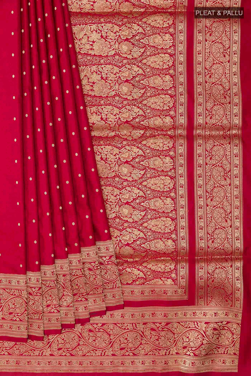 pleats pallu