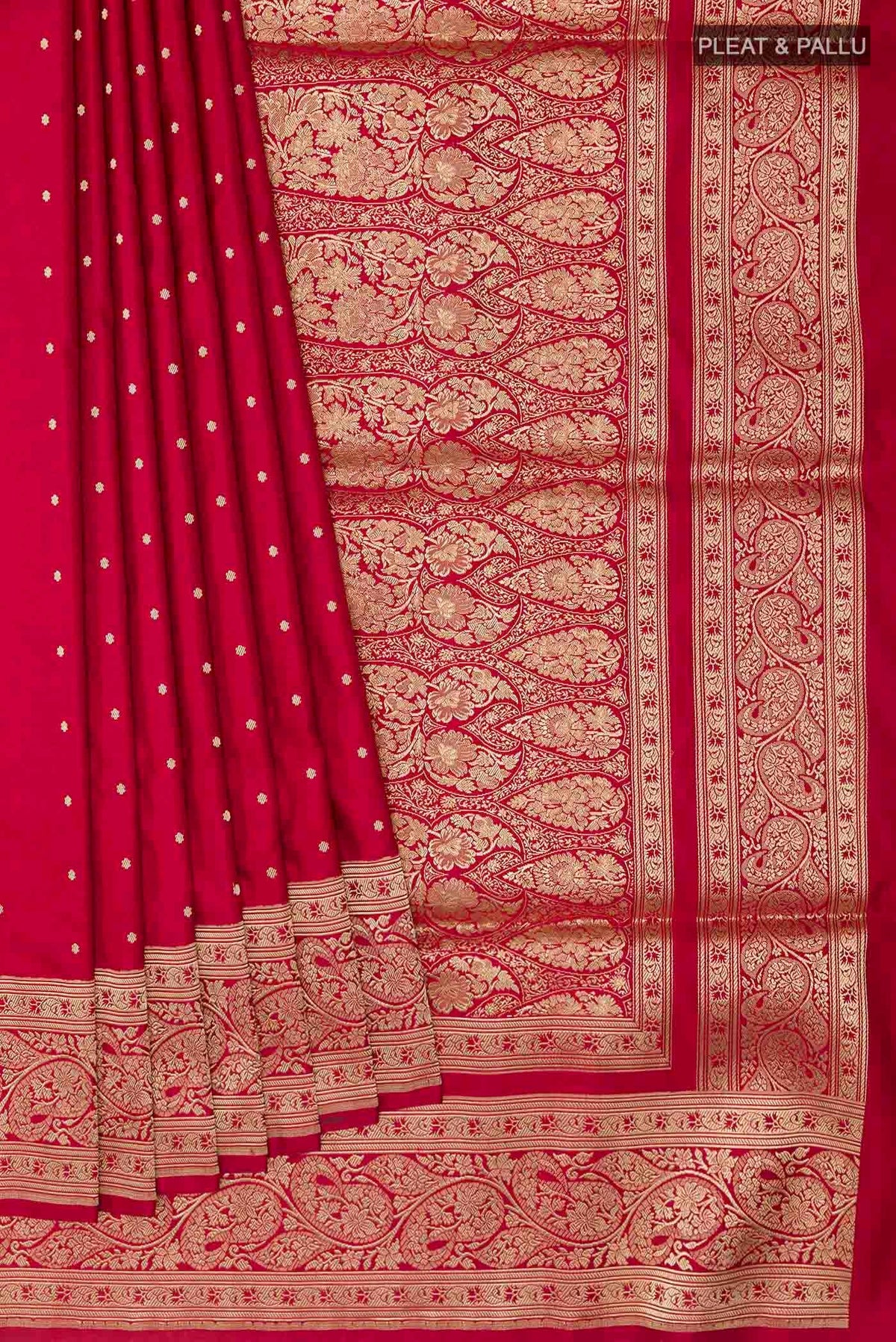 pleats pallu