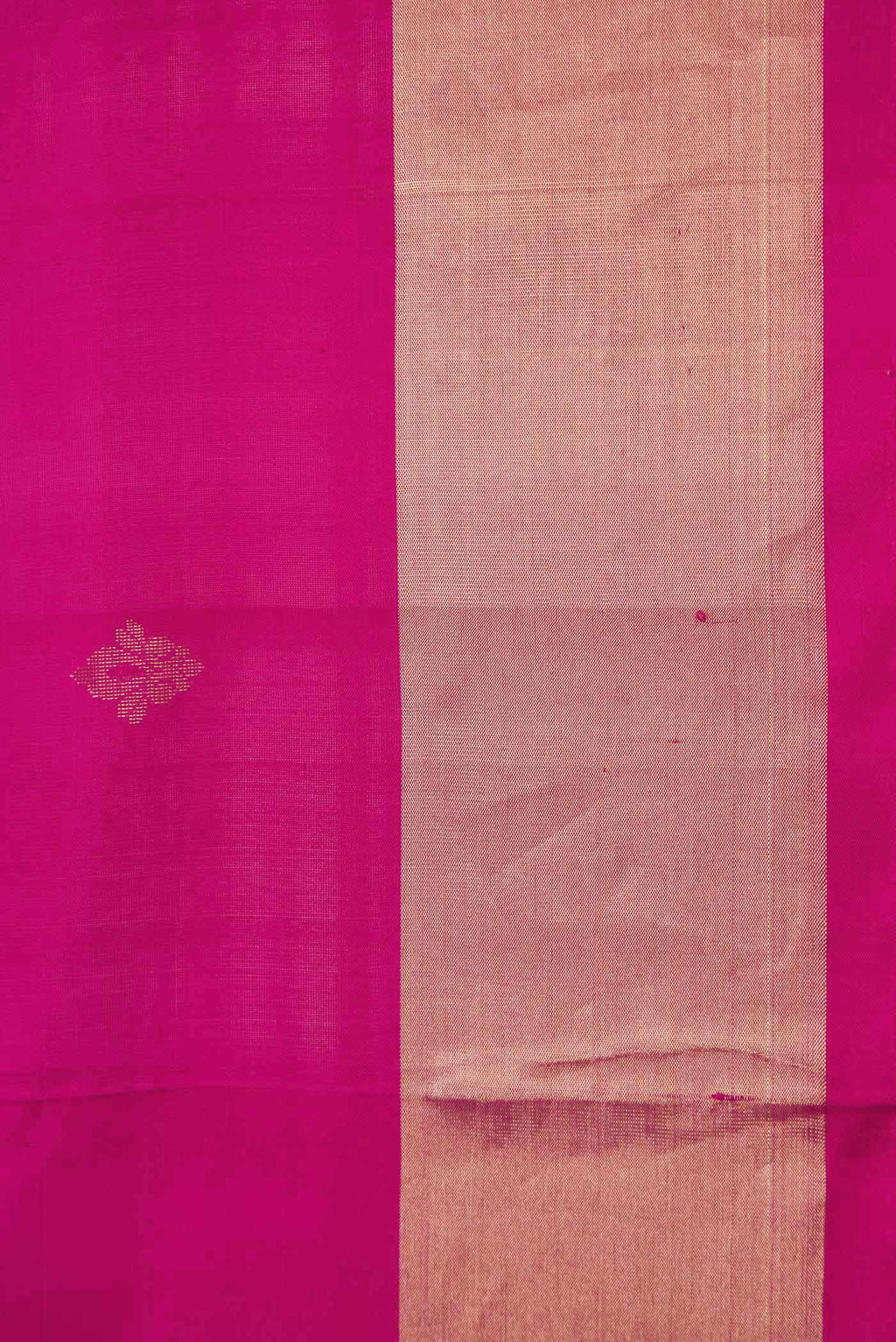 Border image of Light Magenta Dual Tone Soft Silk Saree with Zari Butta on the body and Zari Border