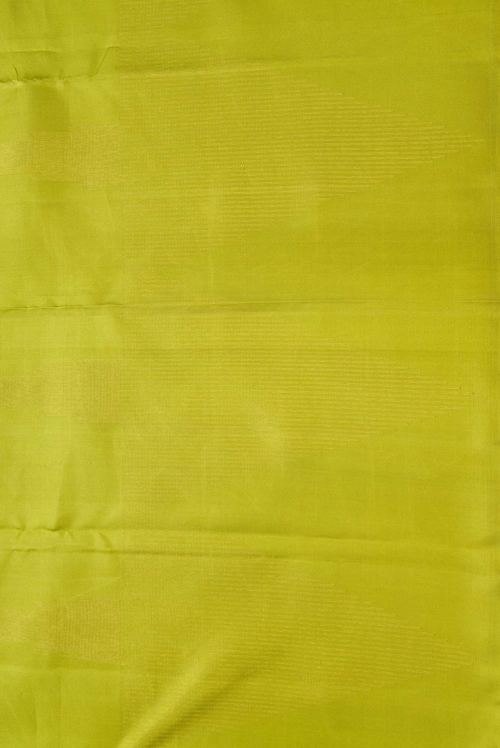 Border image of Pure Silk Pure Zari Parrot Green Dual Tone Kanchipuram Saree with Zari Butta on the body and Plain Border