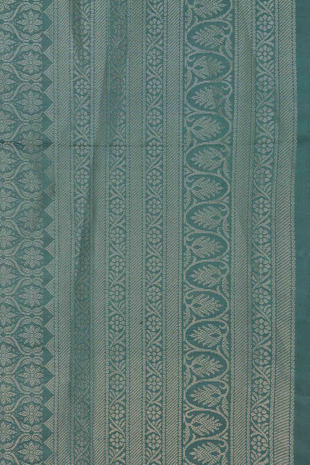 Border image of Bottle Green Dual Tone Soft Silk Saree with Zari Brocade on the body and Zari Border