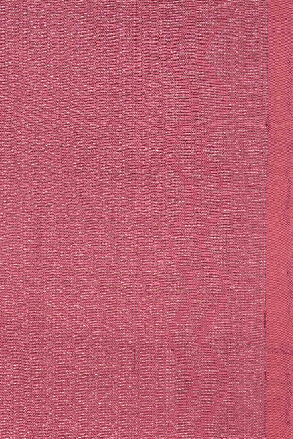 Border image of Rani Pink Dual Tone Soft Silk Saree with Zari Brocade on the body and Zari Border