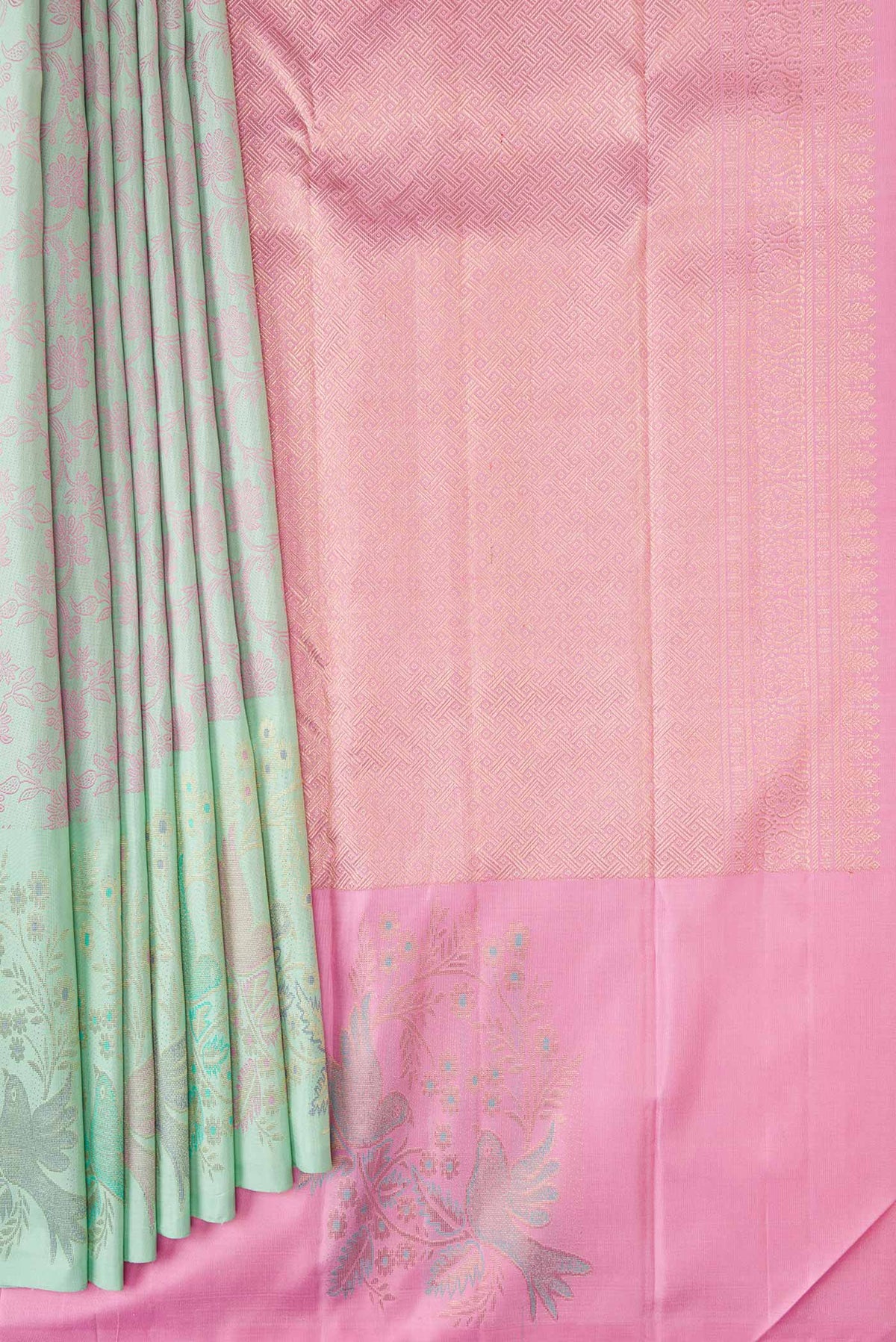 pleats pallu
