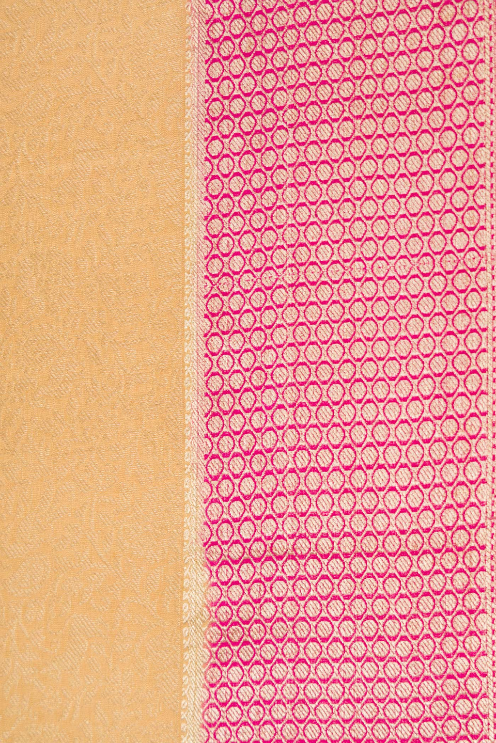 Border image of Sandal Dual Tone Mysore Silk Saree with Zari Brocade on the body and Zari Border. 