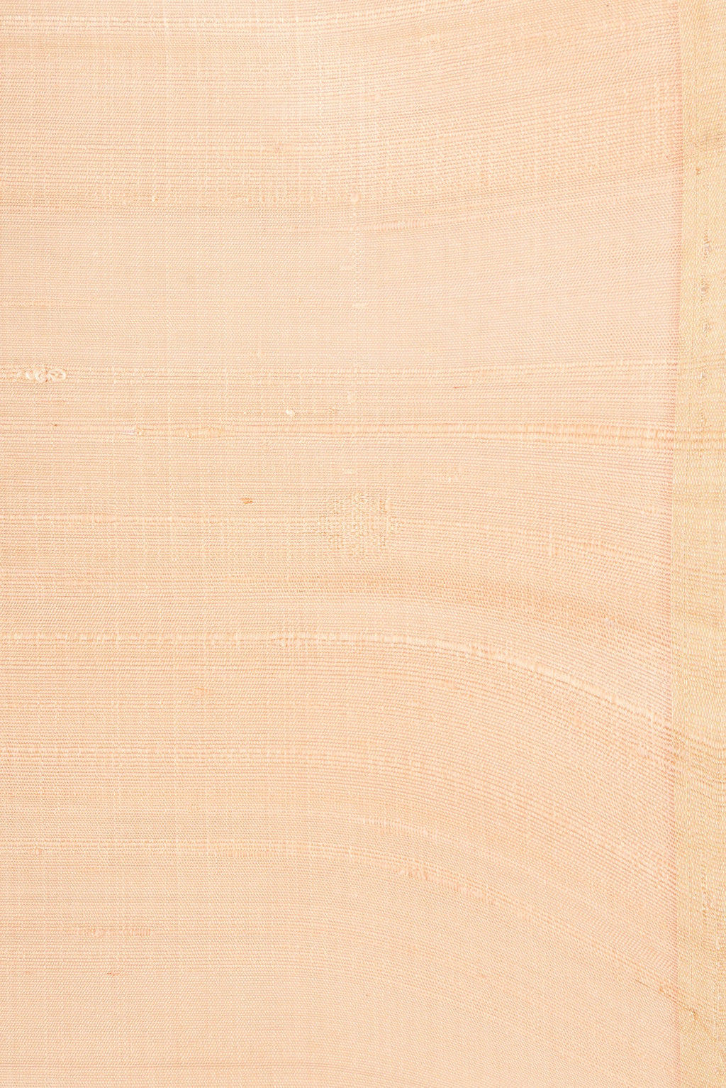 Border image of Beige Dual Tone Raw Silk Saree with Zari Butta on the body and Thin Zari Line. 