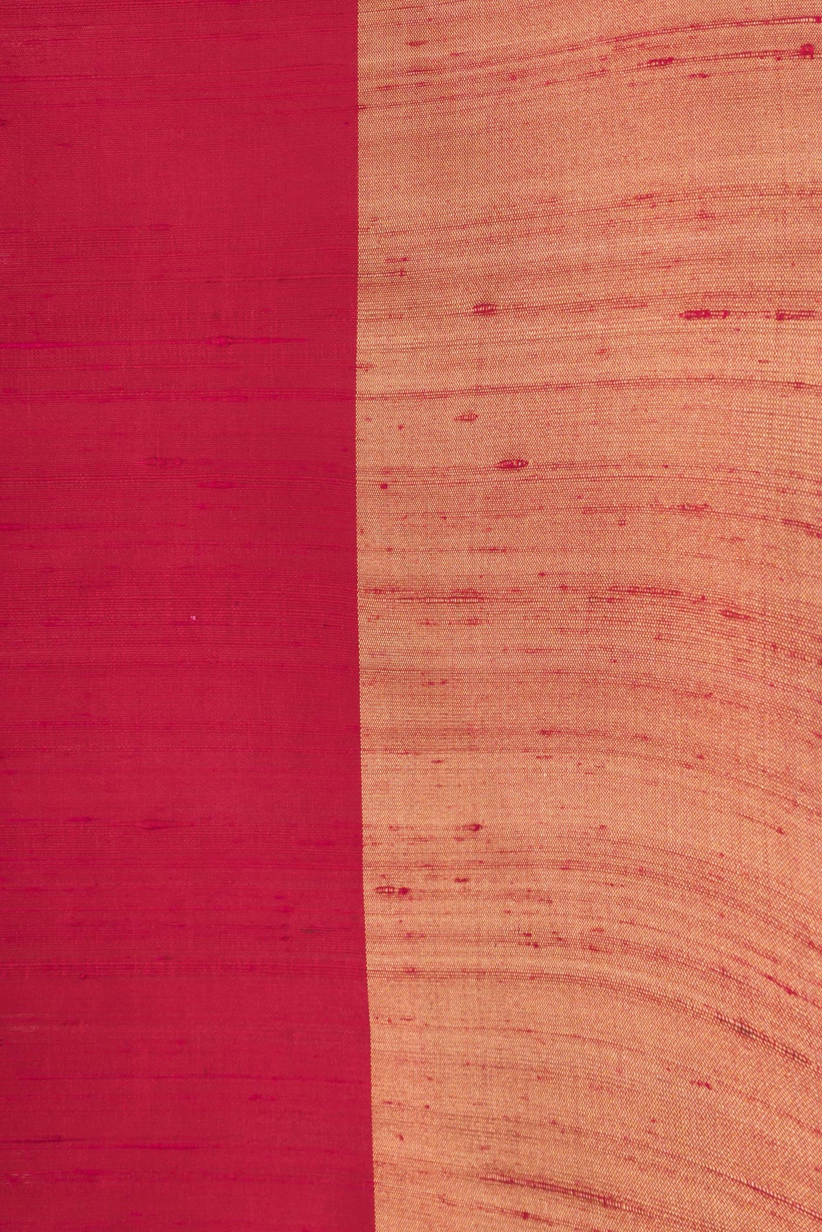 Border image of Dark Pink Dual Tone Raw Silk Saree with Plain Body and Zari Border. 