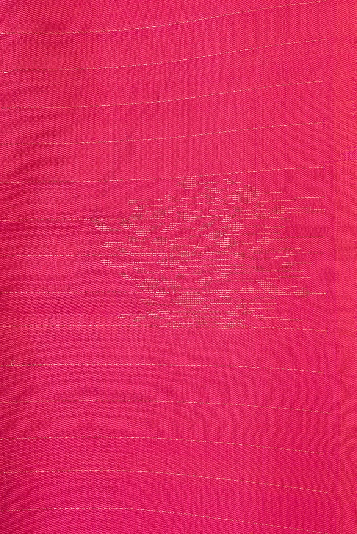 Border image of Pink Dual Tone Soft Silk Saree with Stripes on the body and Without Border. 