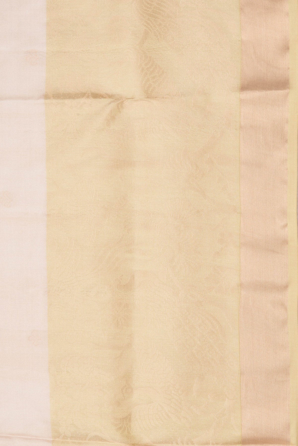 Border image of Beige Dual Tone Soft Silk Saree with Zari Butta on the body and Fancy Border. 