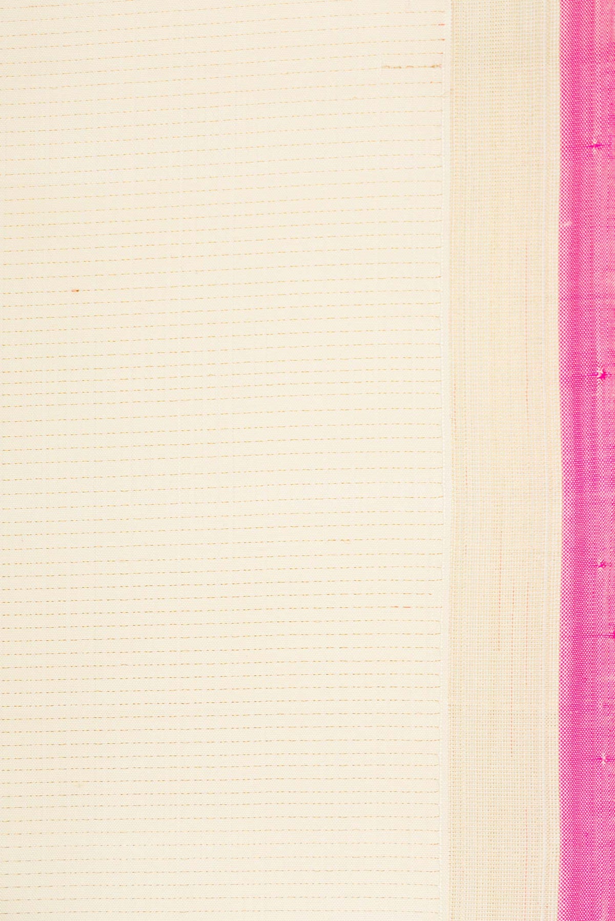 Border image of Sandal Dual Tone Kanchipuram Silk Saree with Stripes on the body and Thin Zari Line