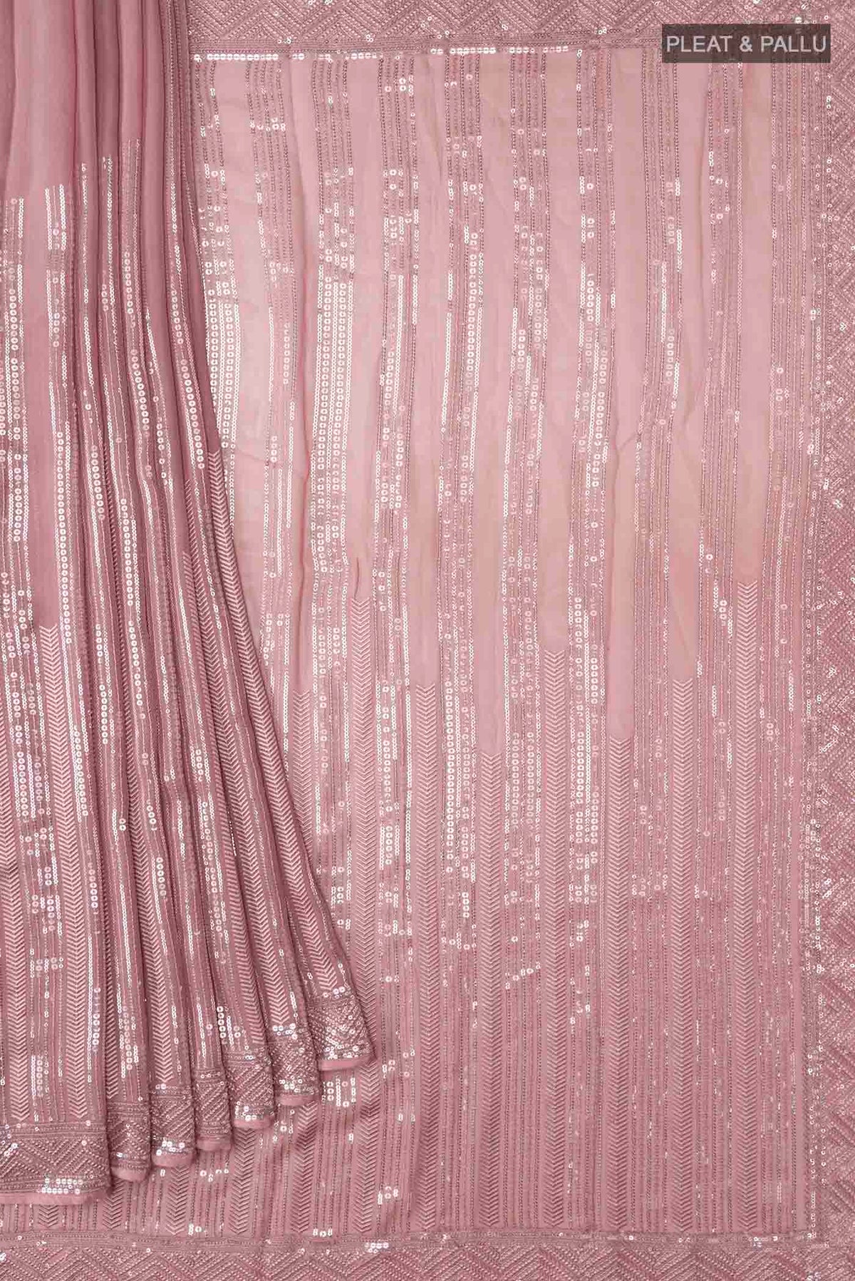 pleats pallu