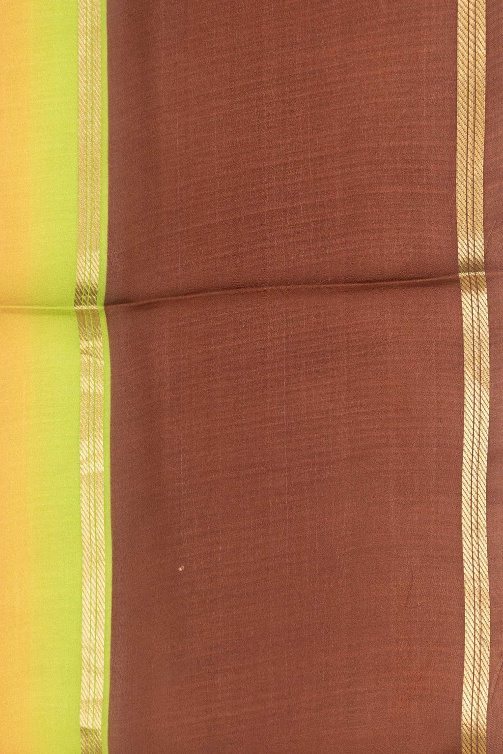 Border image of Pink Dual Tone Mysore Crepe Saree with Printed design on the body and Zari Border