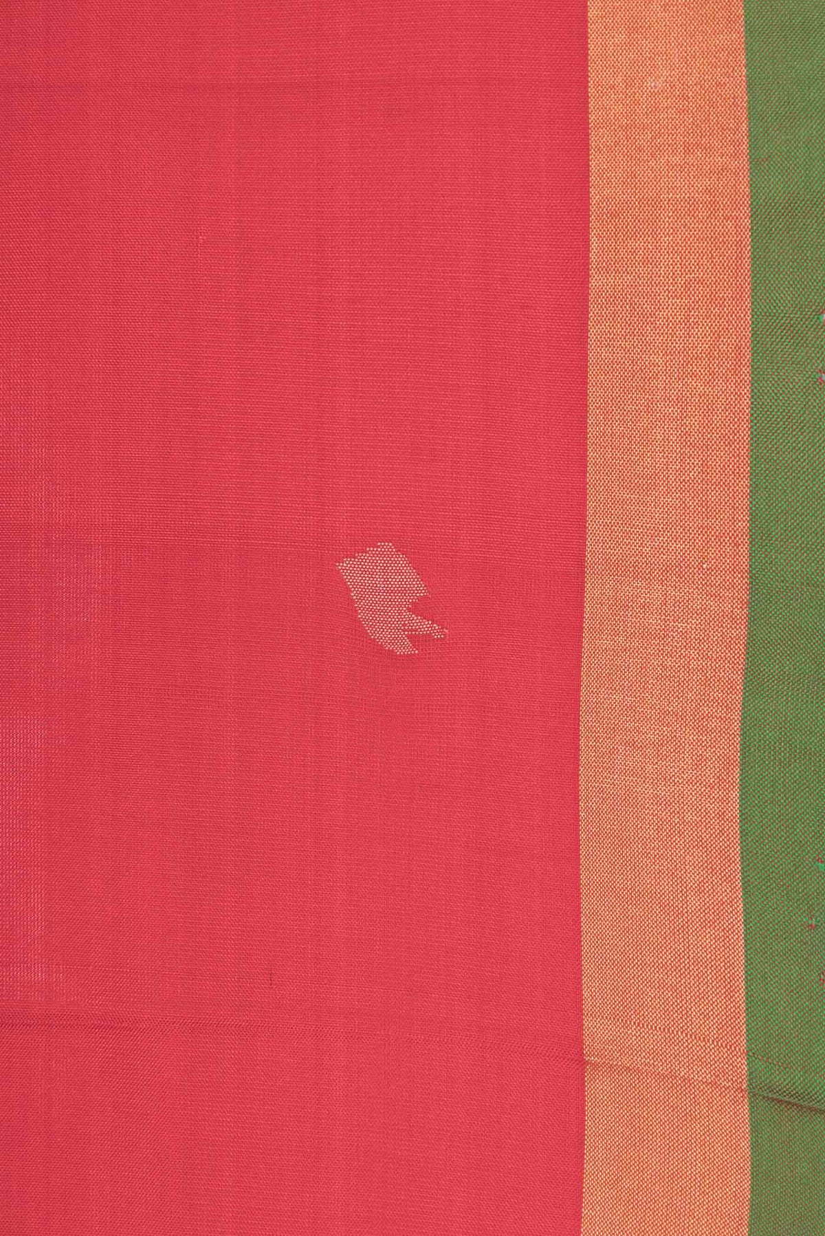 Border image of Red Dual Tone Uppada Silk Saree with Zari And Thread Butta on the body and Zari Border