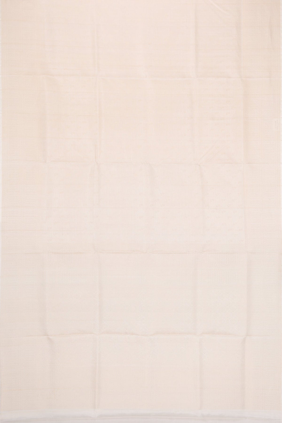 Flat view of Beige Dual Tone Soft Silk Saree with Zari Brocade on the body and Fancy Border. 