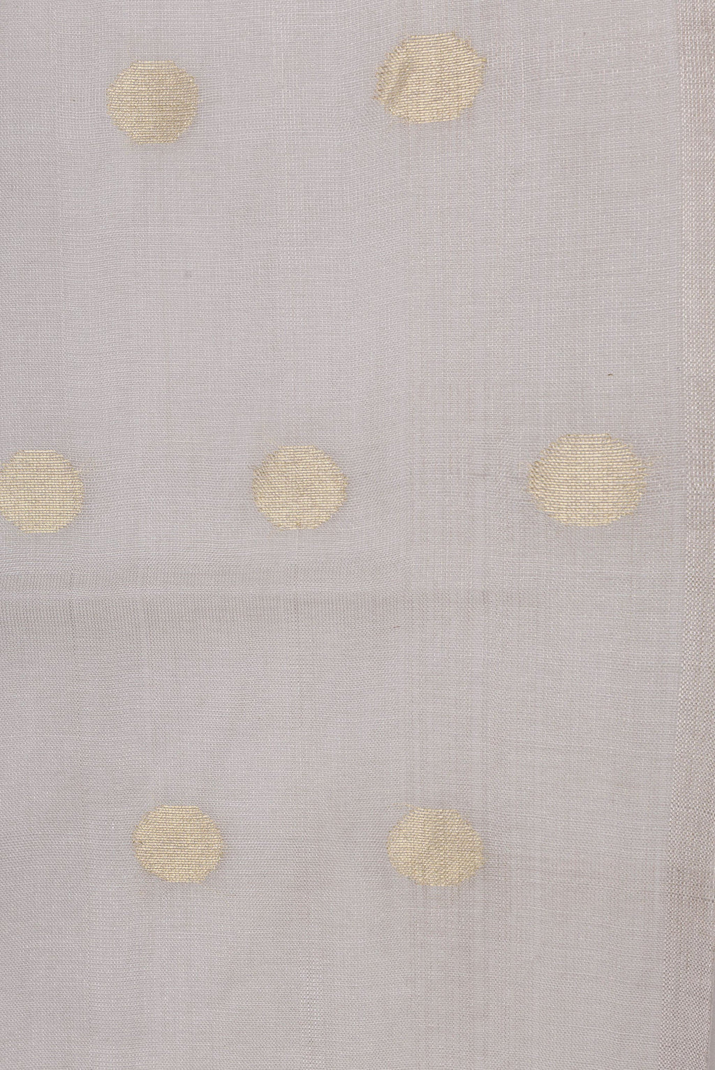 Border image of Beige Dual Tone Chanderi Silk Saree with Zari Butta on the body and Thin Zari Line. 