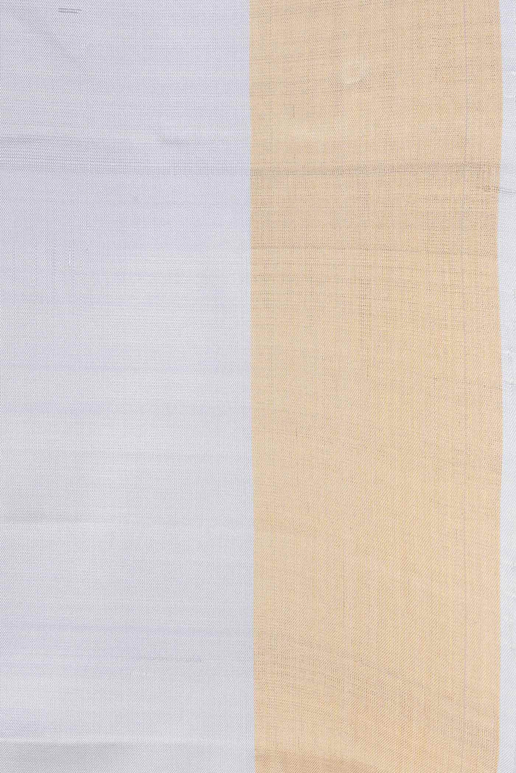 Border image of Grey Dual Tone Soft Silk Saree with Zari Butta on the body and Zari Border. 