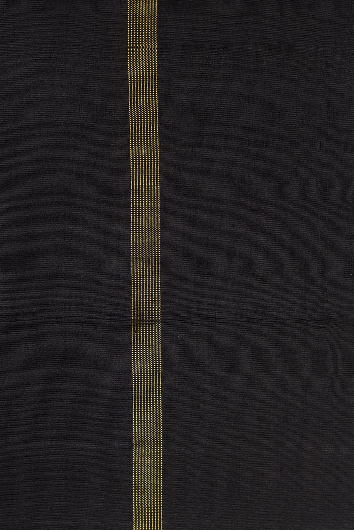 Border image of Black Dual Tone Kanjivaram Silk Saree with Zari And Thread Butta on the body and Zari Border. 