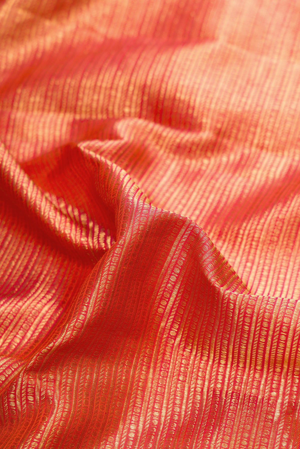 Pleats and pallu of Blue Soft Silk Saree with Zari Butta on the body and Without Border. 