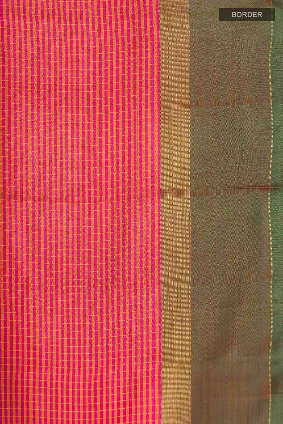Pink Dual Tone Kanjivaram Silk Saree