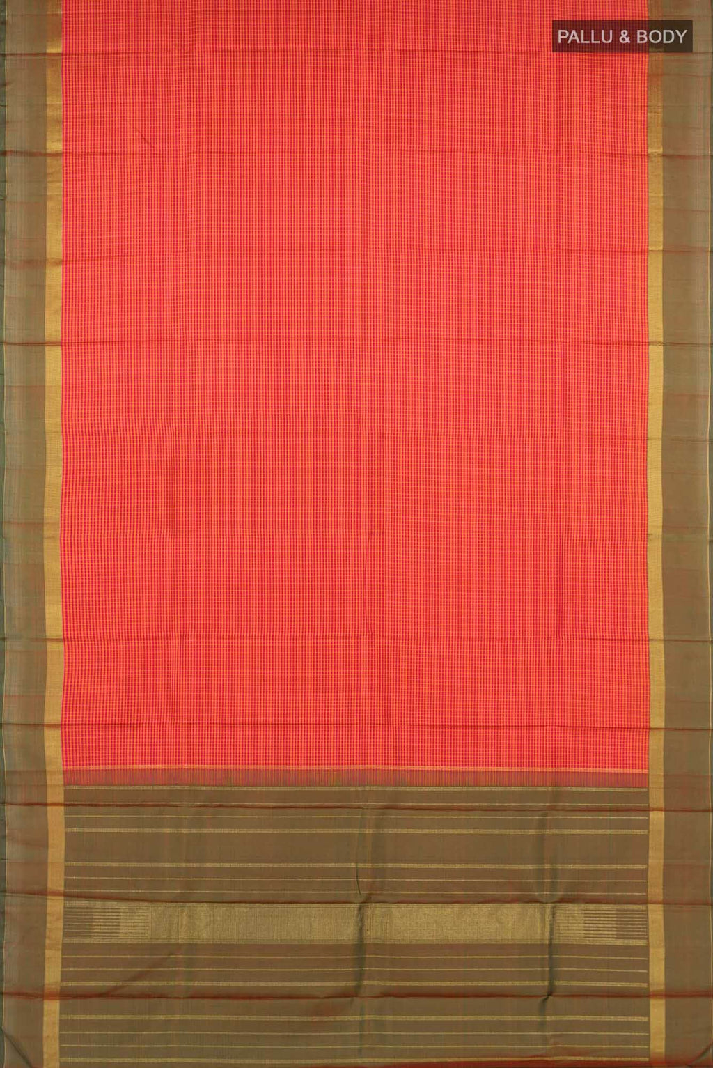 Pink Dual Tone Kanjivaram Silk Saree