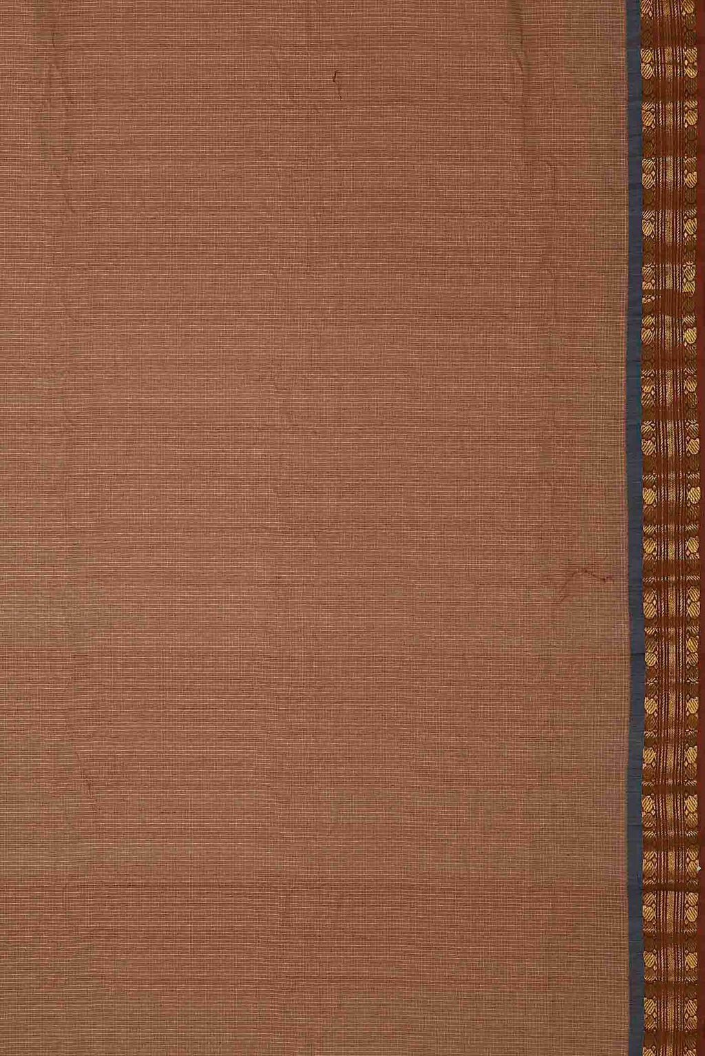 Brown Gadwal cotton Saree