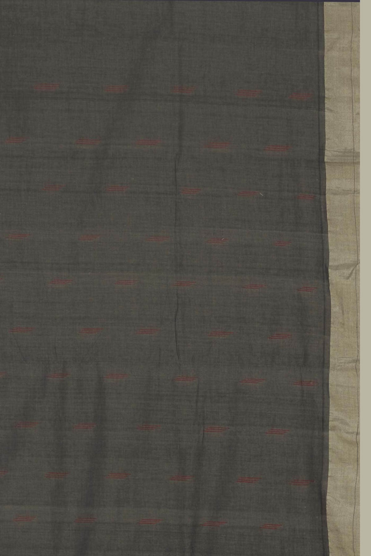 Grey Paithani Cotton Saree