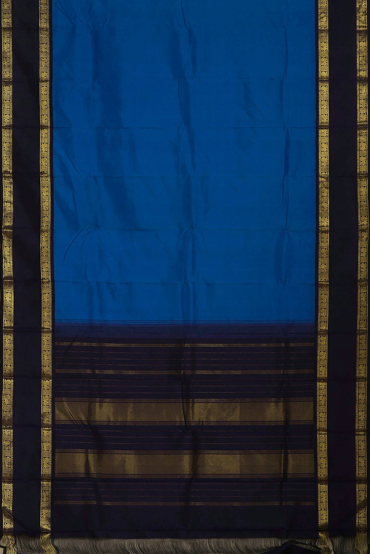 Royal Blue Kanjivaram Silk Saree