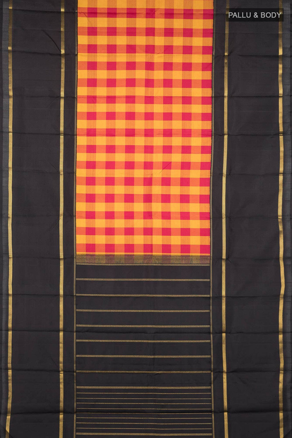 Pure Silk Pure Zari Multi Color Kanchipuram Saree