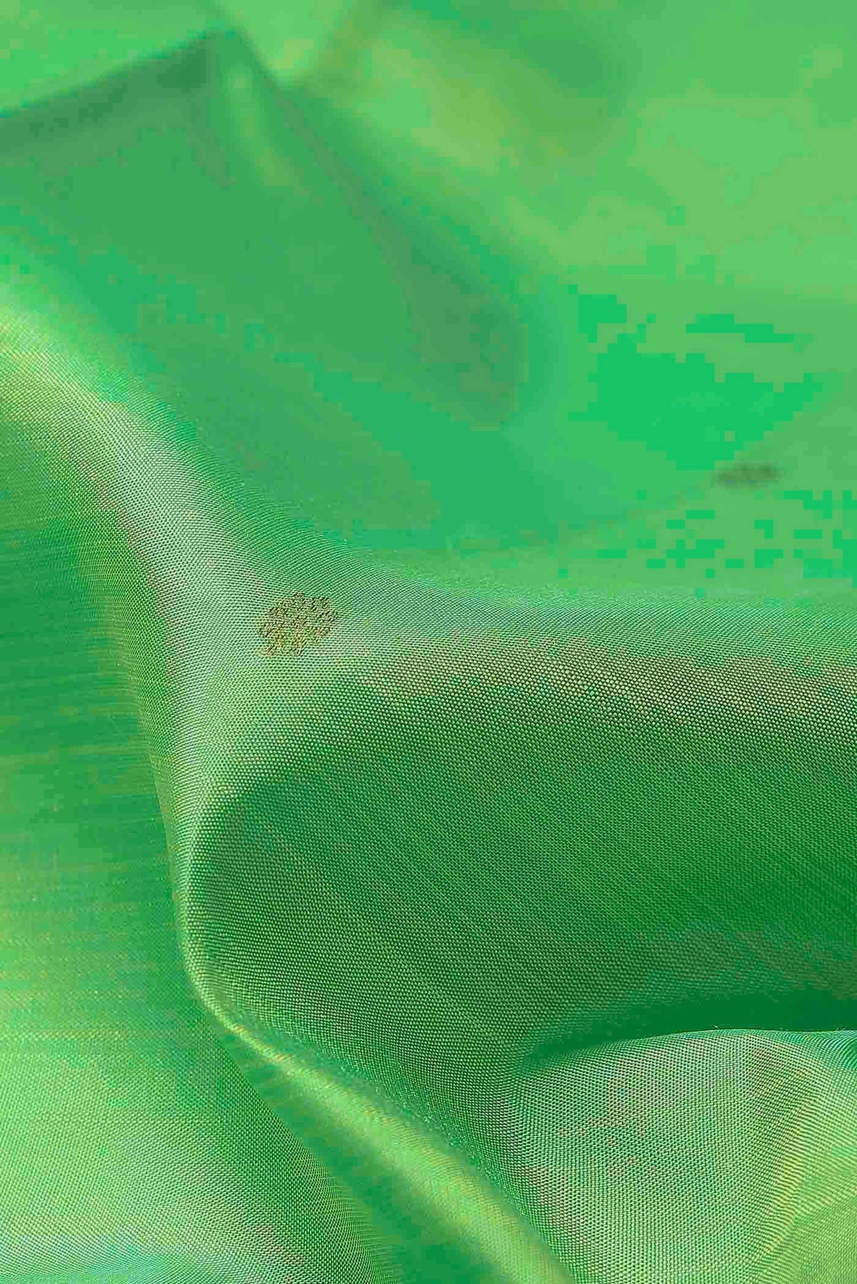 Parrot Green Kanchipuram Silk Saree