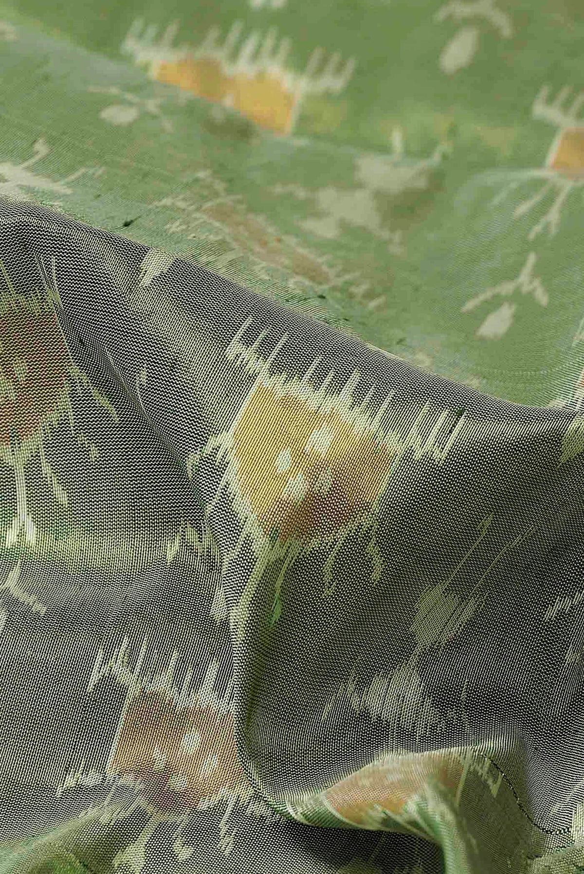 Green Orissa Silk Saree