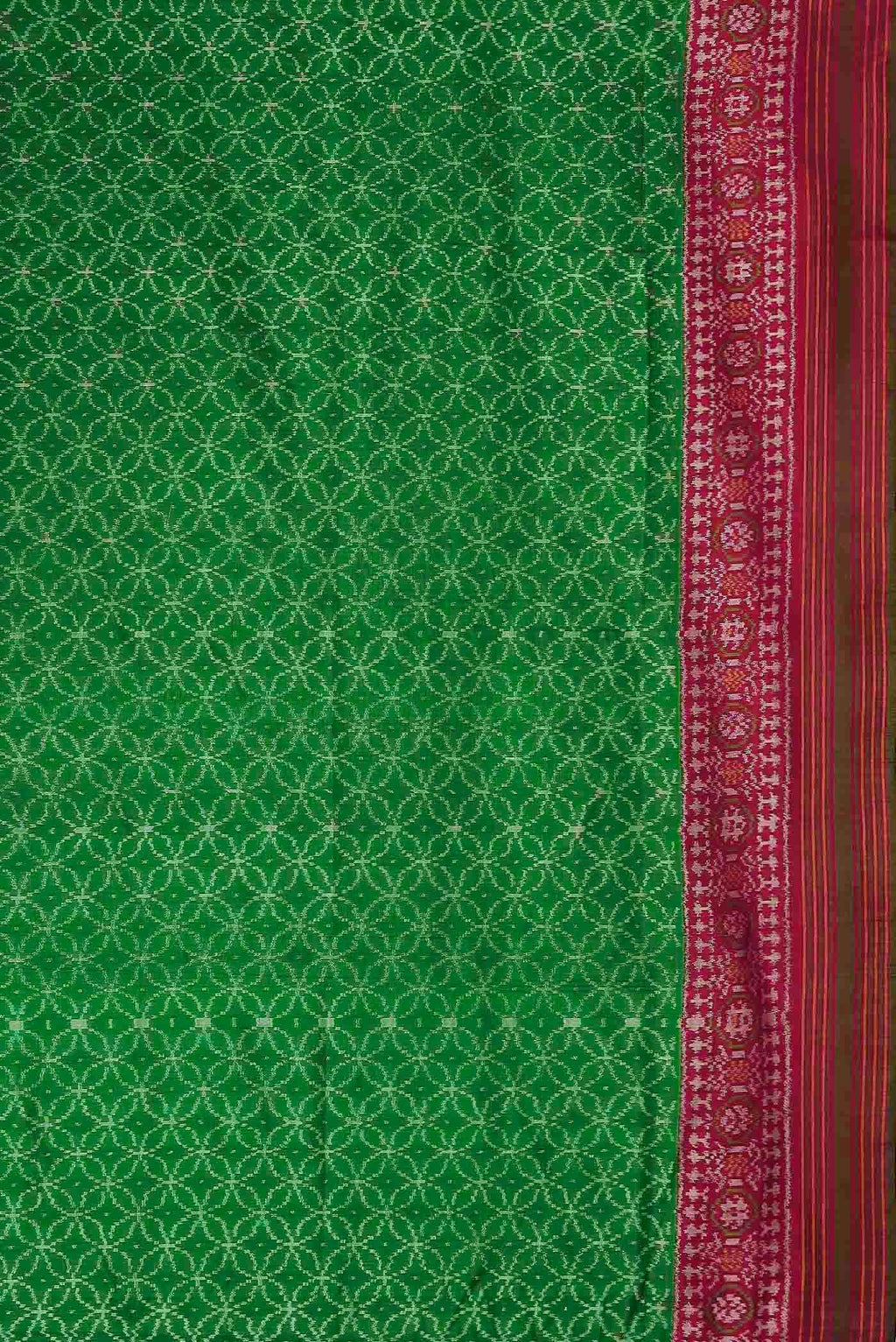 Green Orissa Silk Saree