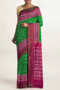 Green Orissa Silk Saree