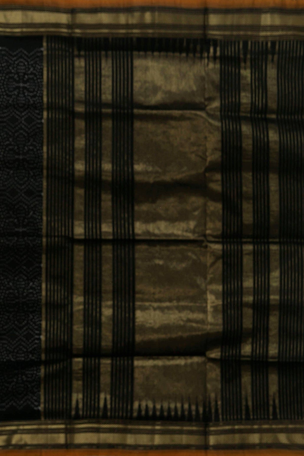 Black Pochampally Silk Saree
