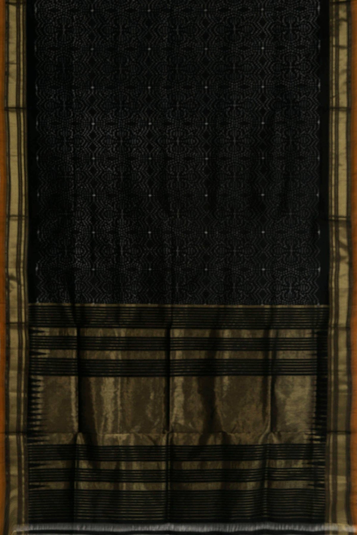 Black Pochampally Silk Saree