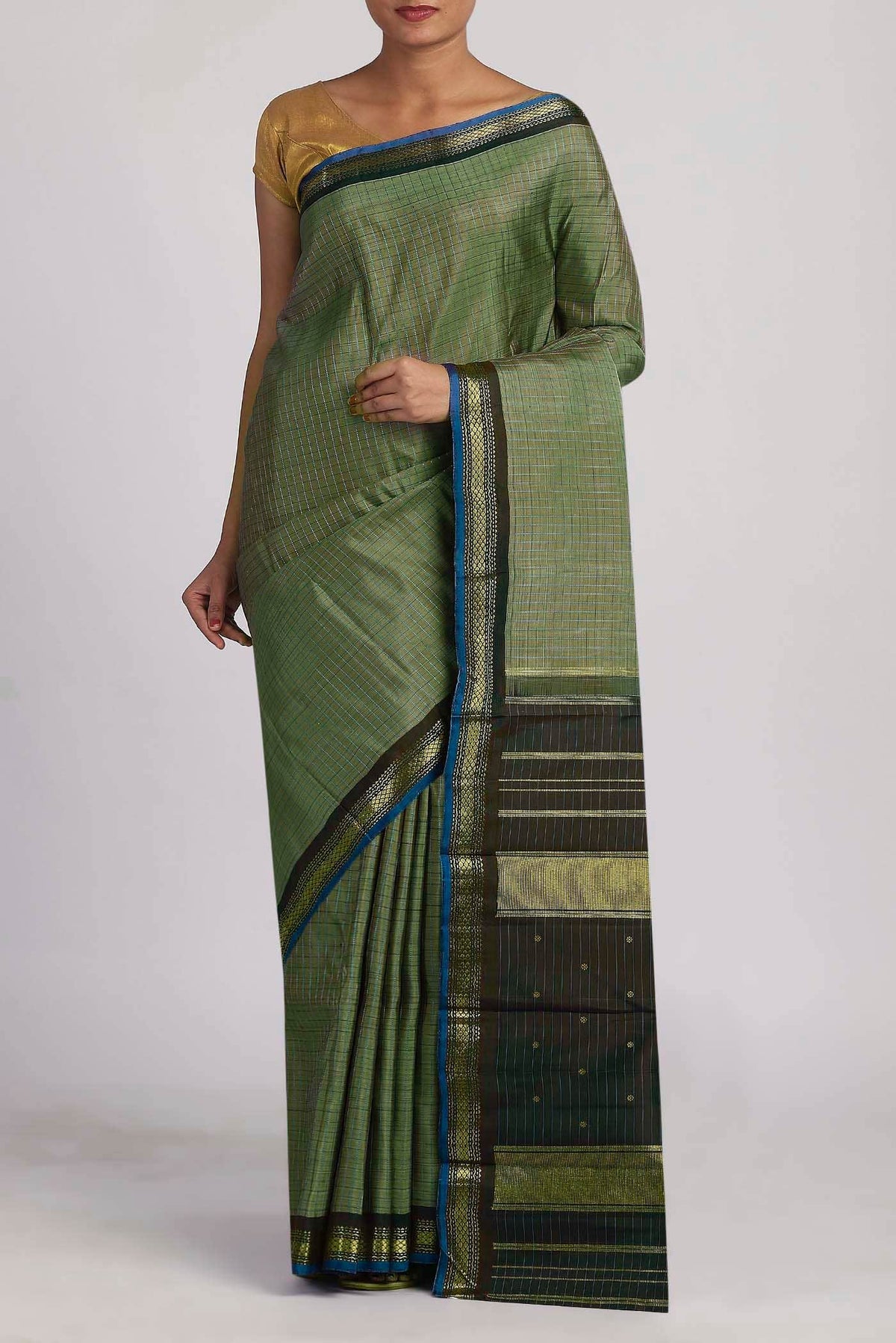 Green Kanjivaram Silk Saree